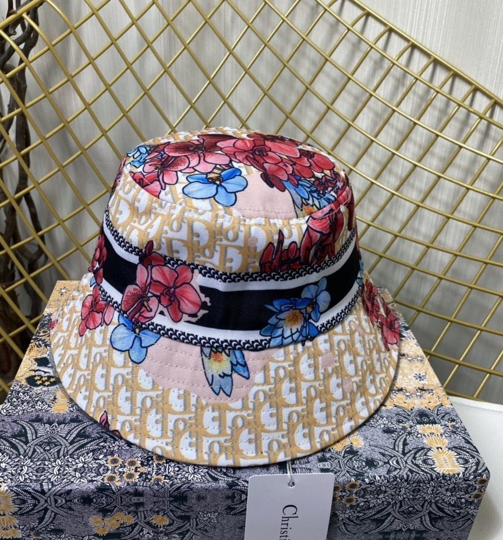 Christian Dior Jack Dior Bucket Hat With Multiple Color