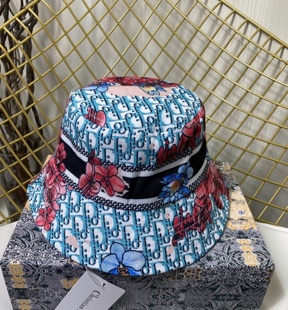 Christian Dior Jack Dior Bucket Hat With Multiple Color