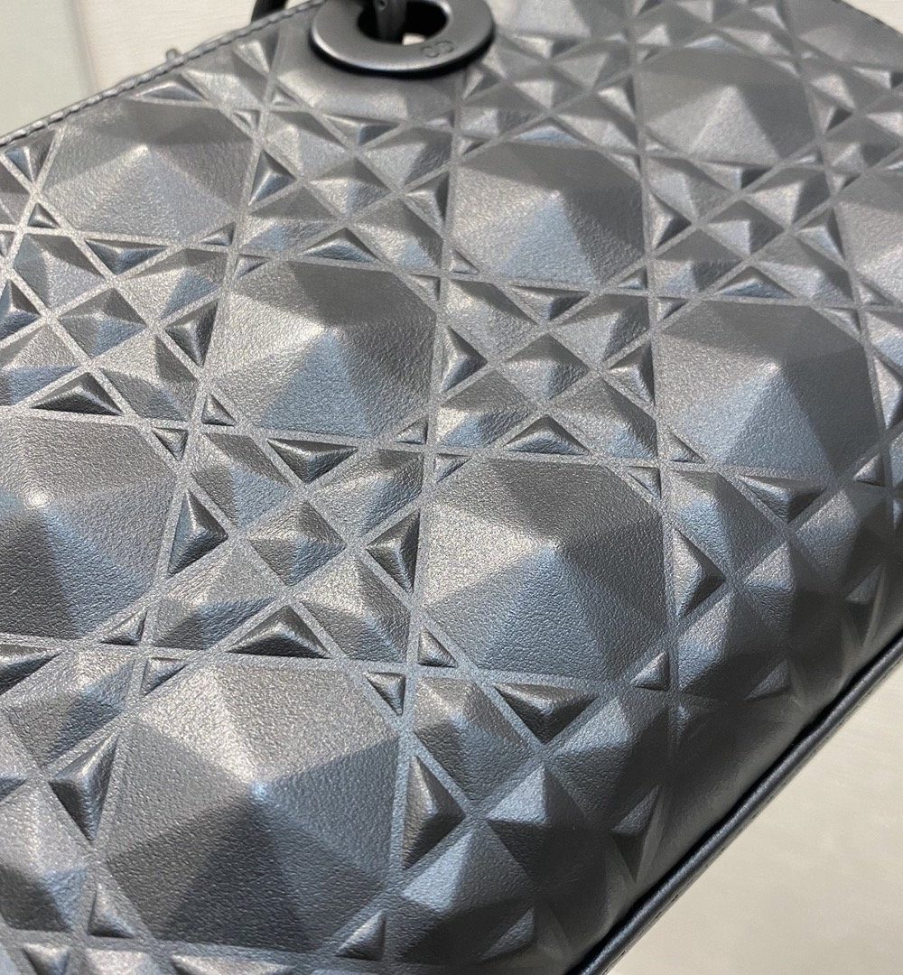 1:1 Replica Christian Dior Lady D-Joy Bag Black Cannage with Beaded Motif, For Women Women's Handbags, 26cm CD M0540SNEA_M900