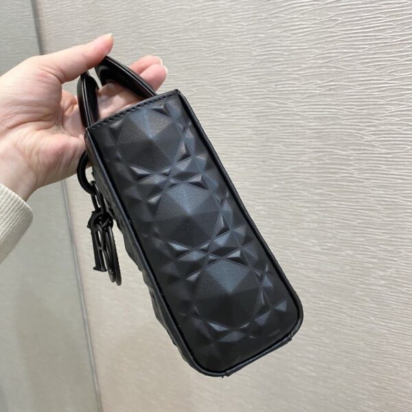1:1 Replica Christian Dior Lady D-Joy Bag Black Cannage with Beaded Motif, For Women Women's Handbags, 26cm CD M0540SNEA_M900