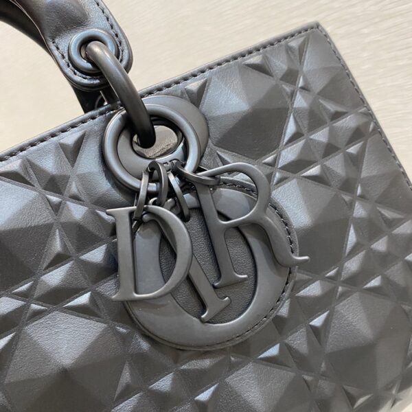 1:1 Replica Christian Dior Lady D-Joy Bag Black Cannage with Beaded Motif, For Women Women's Handbags, 26cm CD M0540SNEA_M900