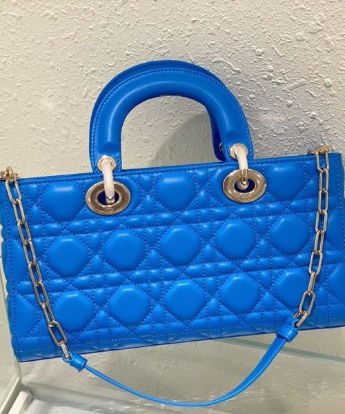 1:1 Replica Christian Dior Lady D-Joy Bag Blue, For Women, Women’s Handbags 26cm/10in CD