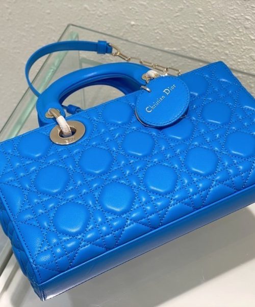 1:1 Replica Christian Dior Lady D-Joy Bag Blue, For Women, Women’s Handbags 26cm/10in CD