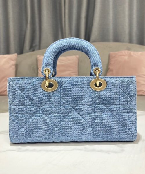 1:1 Replica Christian Dior Lady D-Joy Bag Blue, For Women, Women’s Handbags 26cm/10in CD M0540WTJA_M928