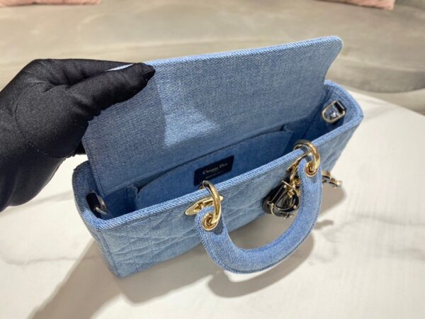1:1 Replica Christian Dior Lady D-Joy Bag Blue, For Women, Women’s Handbags 26cm/10in CD M0540WTJA_M928