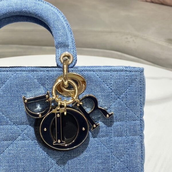 1:1 Replica Christian Dior Lady D-Joy Bag Blue, For Women, Women’s Handbags 26cm/10in CD M0540WTJA_M928
