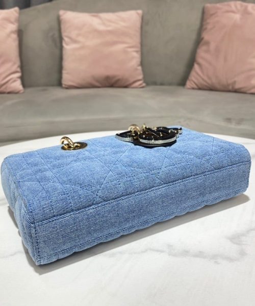 1:1 Replica Christian Dior Lady D-Joy Bag Blue, For Women, Women’s Handbags 26cm/10in CD M0540WTJA_M928