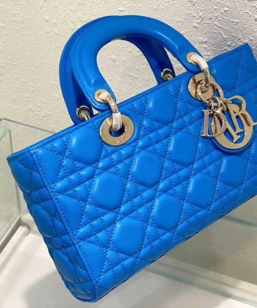 1:1 Replica Christian Dior Lady D-Joy Bag Blue, For Women, Women’s Handbags 26cm/10in CD