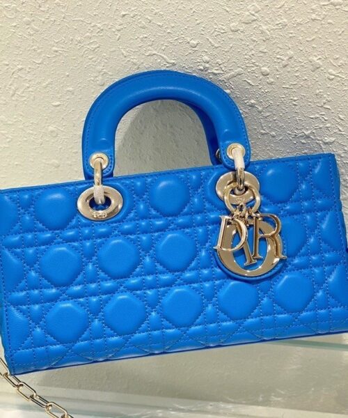 1:1 Replica Christian Dior Lady D-Joy Bag Blue, For Women, Women’s Handbags 26cm/10in CD