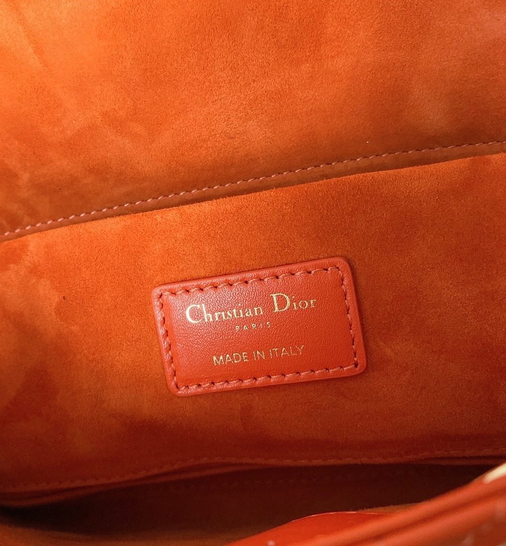 1:1 Replica Christian Dior Lady D-Joy Bag, Orange, For Women Women's Handbags, 26cm CD