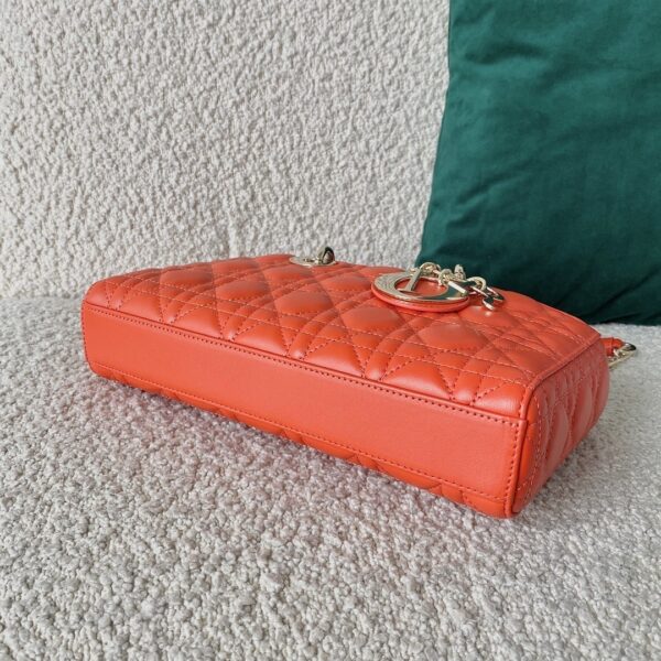 1:1 Replica Christian Dior Lady D-Joy Bag, Orange, For Women Women's Handbags, 26cm CD