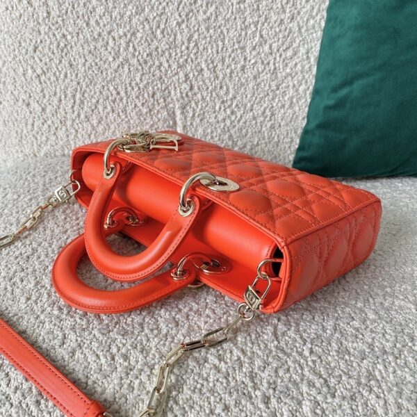 1:1 Replica Christian Dior Lady D-Joy Bag, Orange, For Women Women's Handbags, 26cm CD