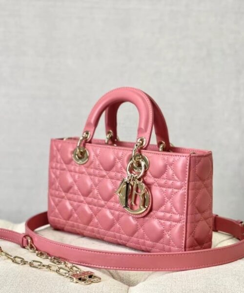 1:1 Replica Christian Dior Lady D-Joy Bag Pink, For Women Women's Handbags, 26cm CD