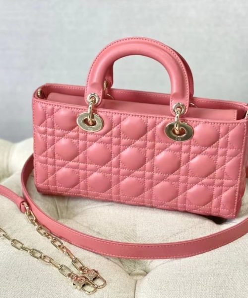 1:1 Replica Christian Dior Lady D-Joy Bag Pink, For Women Women's Handbags, 26cm CD