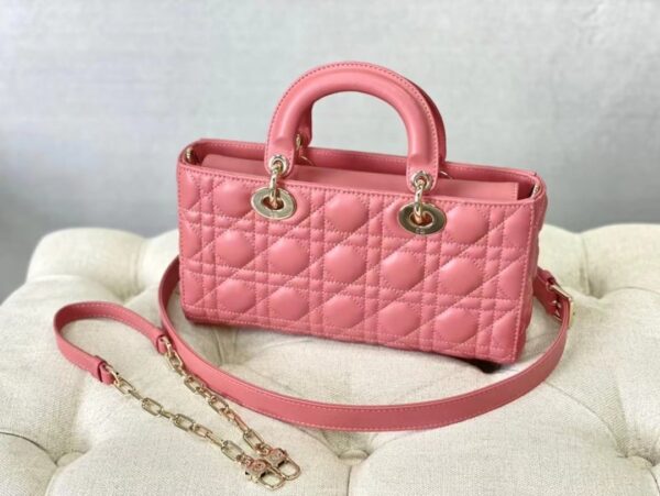 1:1 Replica Christian Dior Lady D-Joy Bag Pink, For Women Women's Handbags, 26cm CD