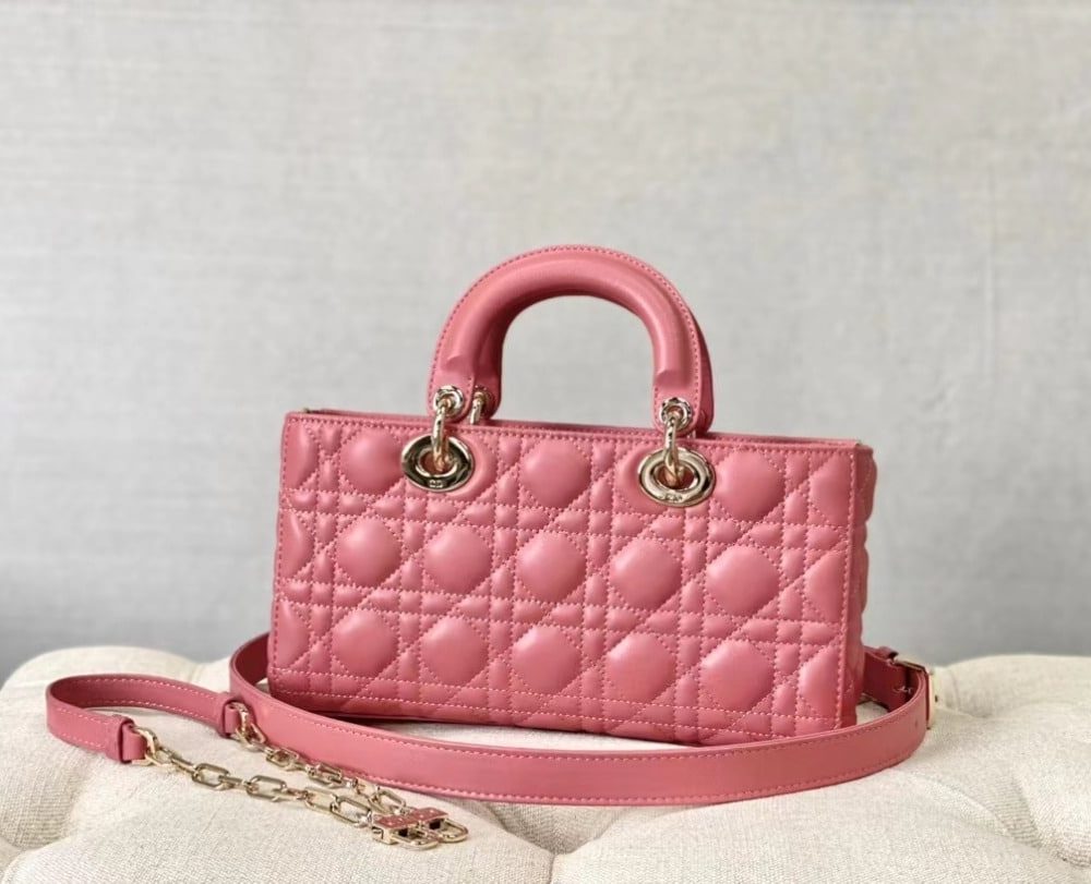 1:1 Replica Christian Dior Lady D-Joy Bag Pink, For Women Women's Handbags, 26cm CD