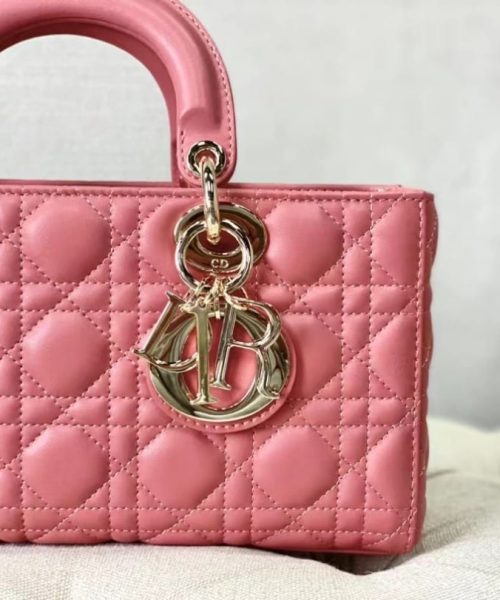 1:1 Replica Christian Dior Lady D-Joy Bag Pink, For Women Women's Handbags, 26cm CD