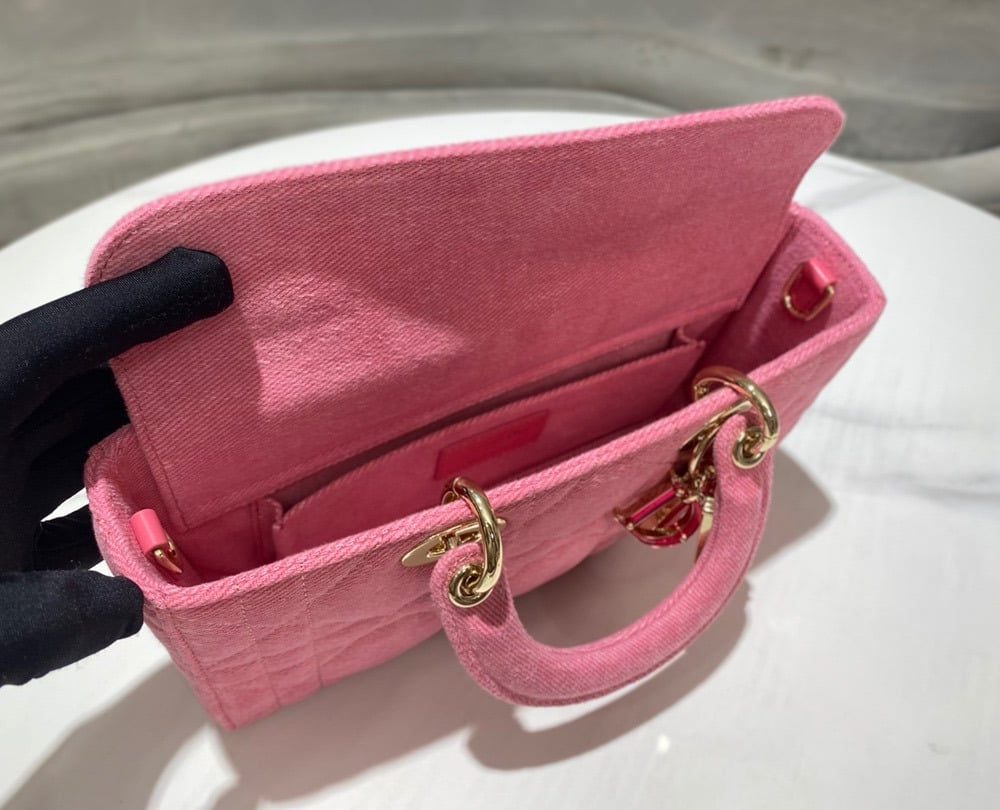 1:1 Replica Christian Dior Lady D-Joy Bag Pink, For Women Women’s Handbags 26cm/10in CD M0540WTJA_M929