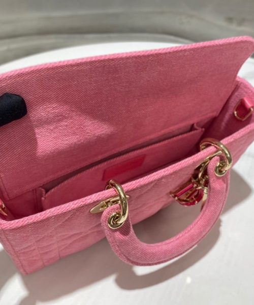 1:1 Replica Christian Dior Lady D-Joy Bag Pink, For Women Women’s Handbags 26cm/10in CD M0540WTJA_M929