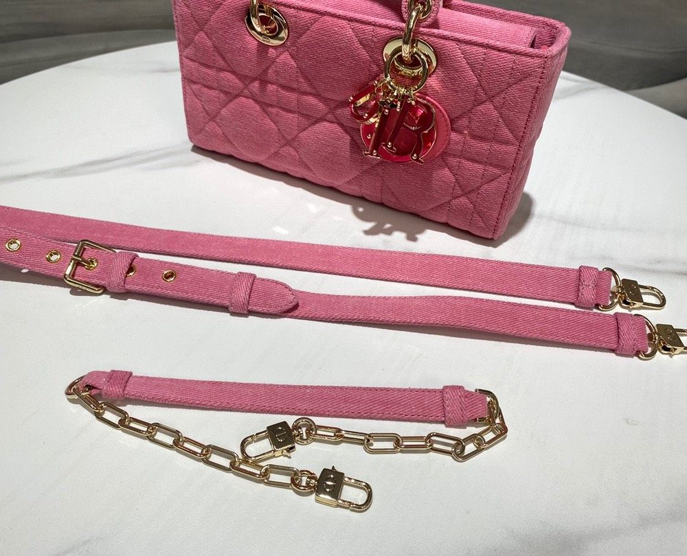 1:1 Replica Christian Dior Lady D-Joy Bag Pink, For Women Women’s Handbags 26cm/10in CD M0540WTJA_M929