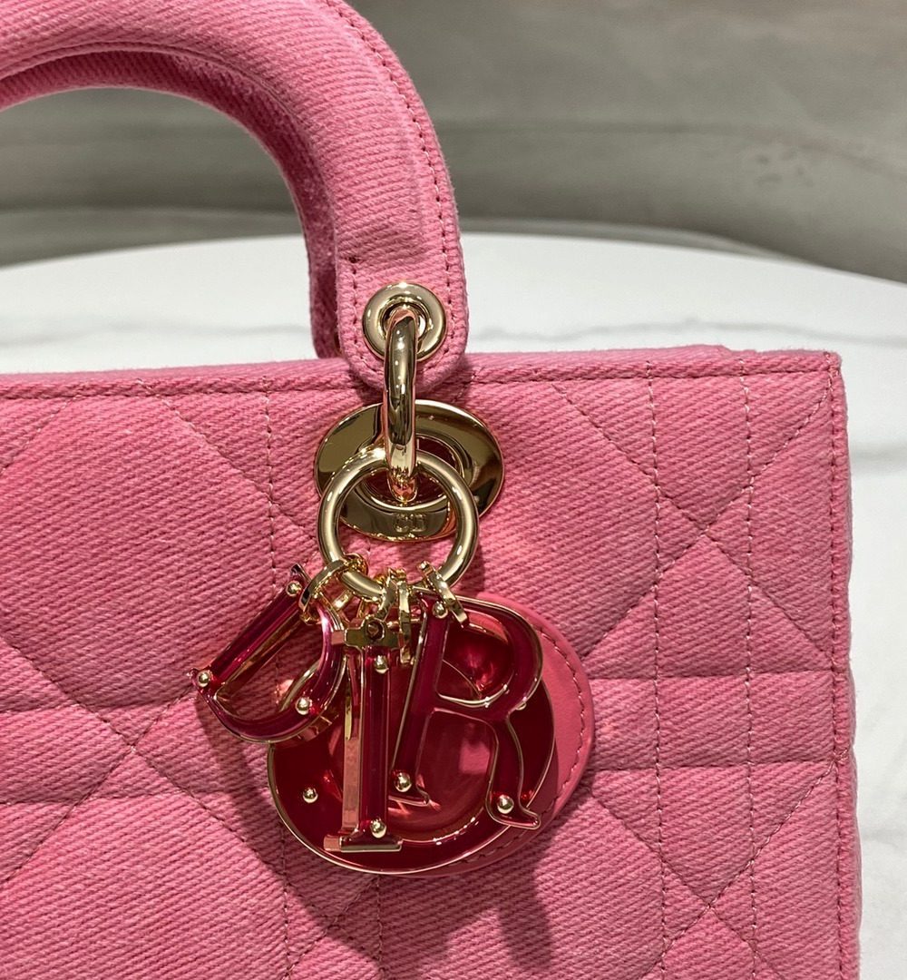 1:1 Replica Christian Dior Lady D-Joy Bag Pink, For Women Women’s Handbags 26cm/10in CD M0540WTJA_M929