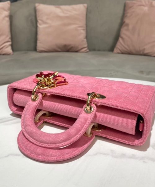 1:1 Replica Christian Dior Lady D-Joy Bag Pink, For Women Women’s Handbags 26cm/10in CD M0540WTJA_M929