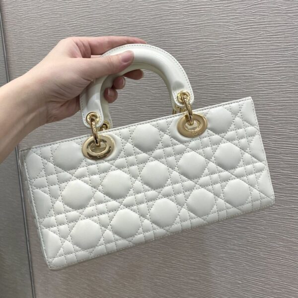 1:1 Replica Christian Dior Lady D-Joy Bag, White, For Women Women's Handbags, 26cm CD
