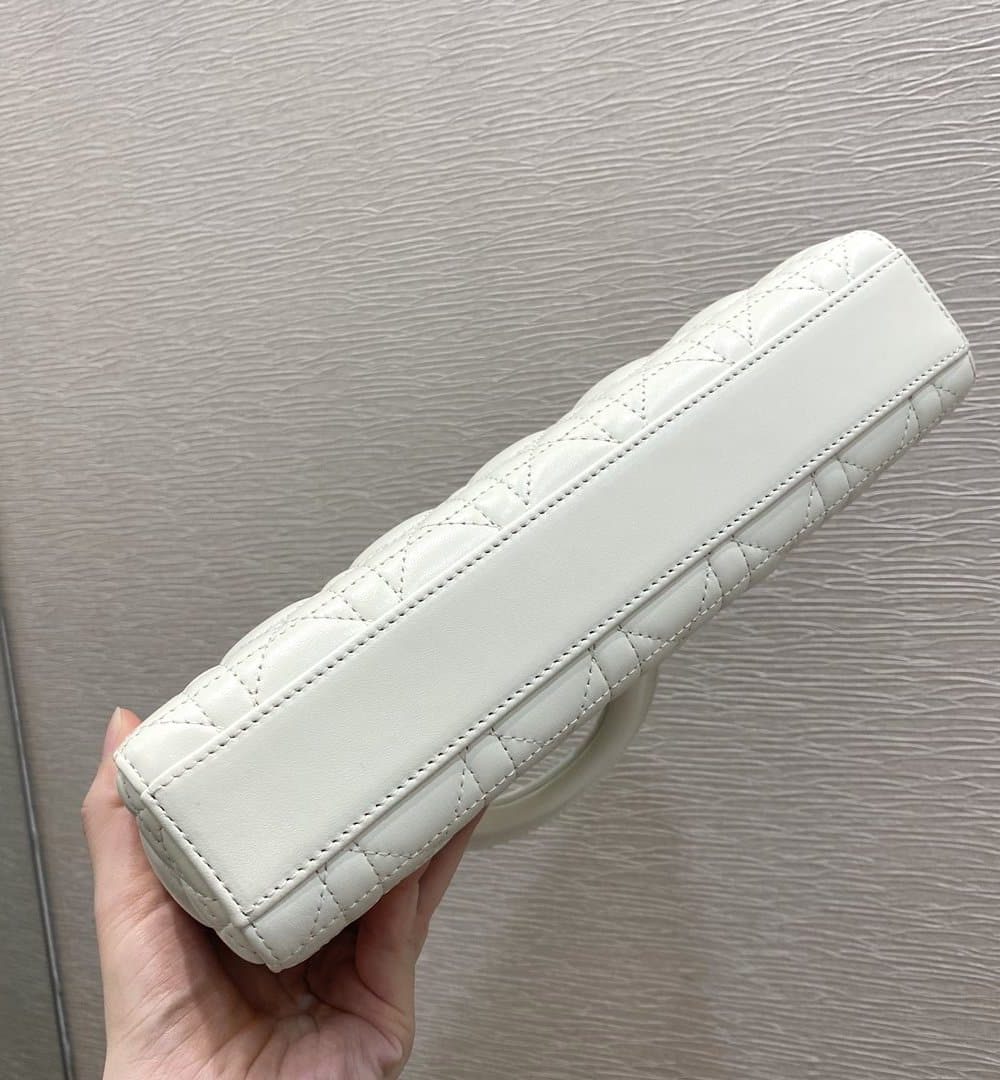 1:1 Replica Christian Dior Lady D-Joy Bag, White, For Women Women's Handbags, 26cm CD