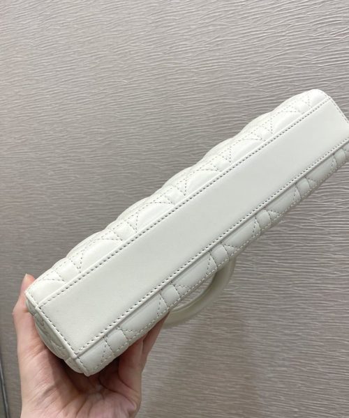 1:1 Replica Christian Dior Lady D-Joy Bag, White, For Women Women's Handbags, 26cm CD