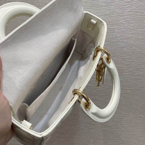 1:1 Replica Christian Dior Lady D-Joy Bag, White, For Women Women's Handbags, 26cm CD