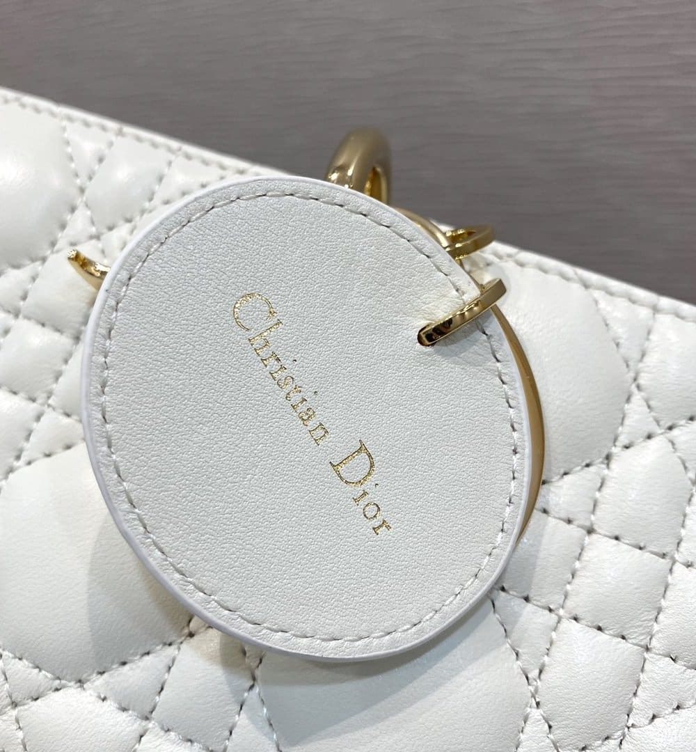 1:1 Replica Christian Dior Lady D-Joy Bag, White, For Women Women's Handbags, 26cm CD