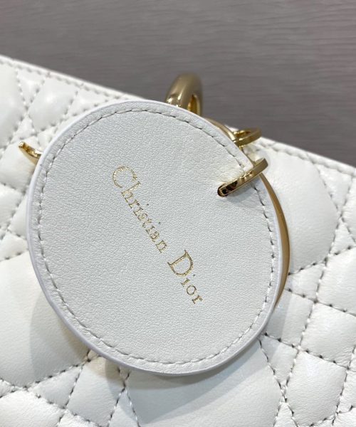 1:1 Replica Christian Dior Lady D-Joy Bag, White, For Women Women's Handbags, 26cm CD