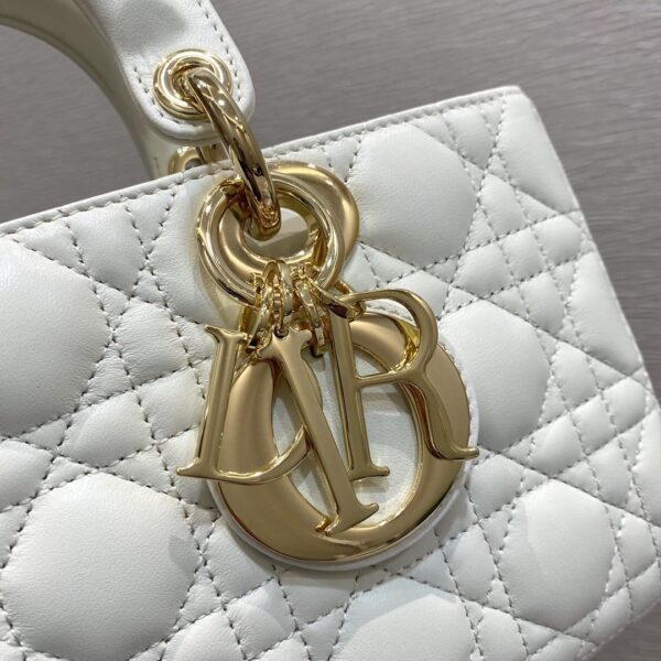 1:1 Replica Christian Dior Lady D-Joy Bag, White, For Women Women's Handbags, 26cm CD