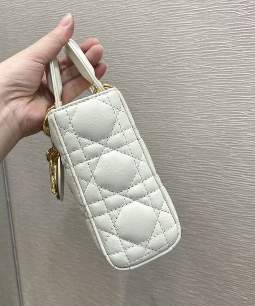 1:1 Replica Christian Dior Lady D-Joy Bag, White, For Women Women's Handbags, 26cm CD