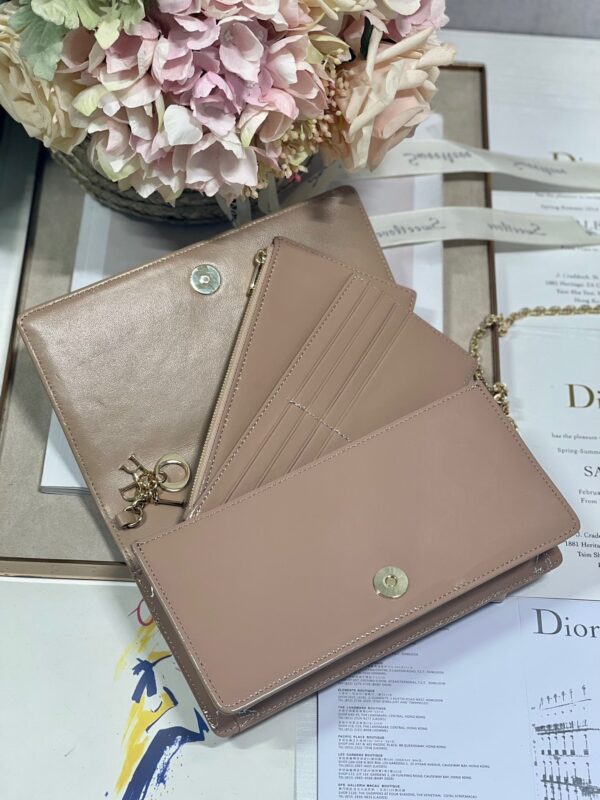1:1 Replica Christian Dior Lady Dior Pouch Beige, For Women, Women’s Handbags 8.5in/21.5cm CD S0204OVRB_M45M