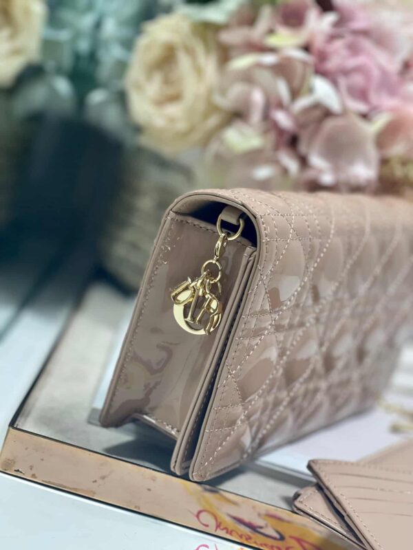 1:1 Replica Christian Dior Lady Dior Pouch Beige, For Women, Women’s Handbags 8.5in/21.5cm CD S0204OVRB_M45M