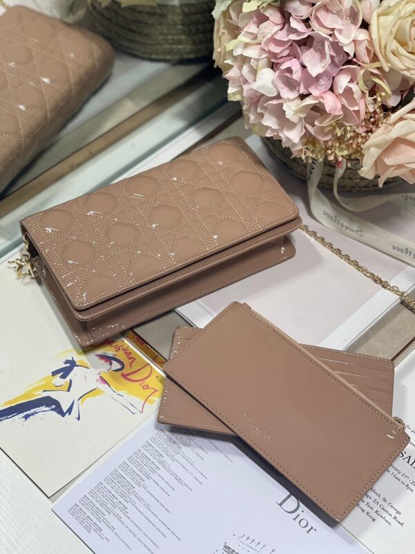 1:1 Replica Christian Dior Lady Dior Pouch Beige, For Women, Women’s Handbags 8.5in/21.5cm CD S0204OVRB_M45M