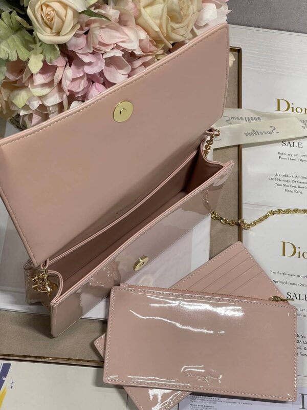 1:1 Replica Christian Dior Lady Dior Pouch Scarlet, For Women, Women’s Handbags 8.5in/21.5cm CD