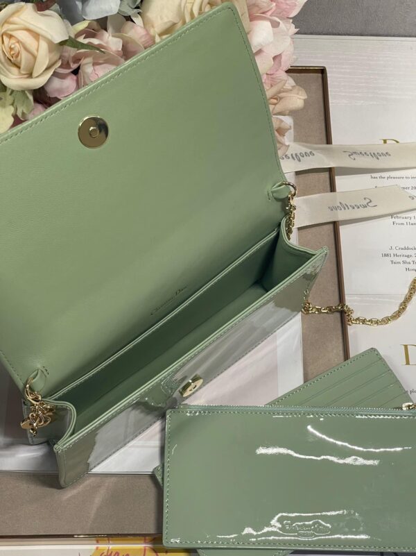 1:1 Replica Christian Dior Lady Dior Pouch Seafoam, For Women, Women’s Handbags 8.5in/21.5cm CD