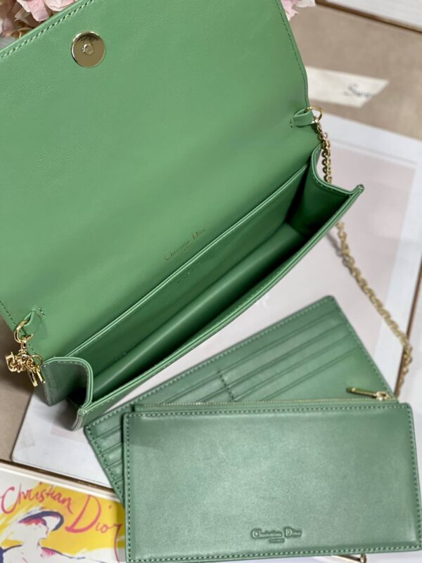 1:1 Replica Christian Dior Lady Dior Pouch Turquoise, For Women, Women’s Handbags 8.5in/21.5cm CD