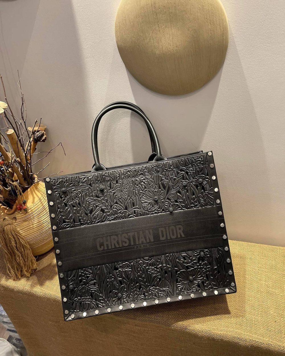 1:1 Replica Christian Dior Large Dior Book Tote Black, For Women, Women’s Handbags 16.5in/42cm CD