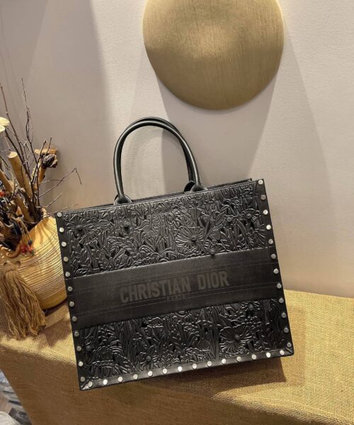 1:1 Replica Christian Dior Large Dior Book Tote Black, For Women, Women’s Handbags 16.5in/42cm CD