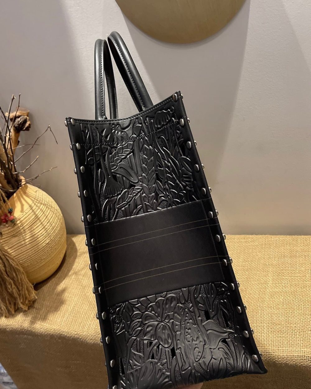 1:1 Replica Christian Dior Large Dior Book Tote Black, For Women, Women’s Handbags 16.5in/42cm CD