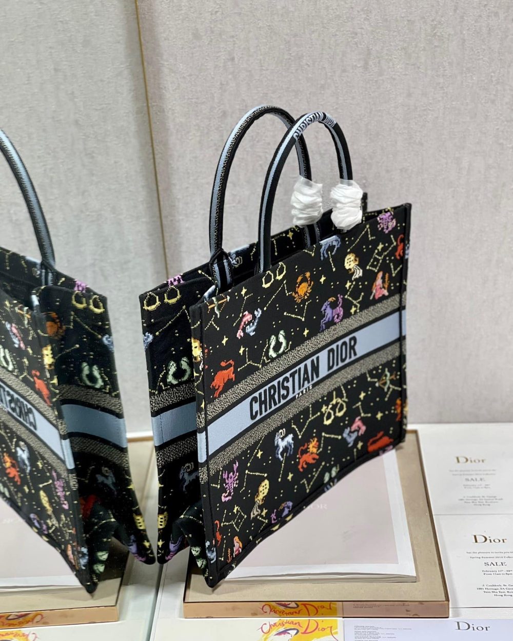 1:1 Replica Christian Dior Large Dior Book Tote Black, For Women, Women’s Handbags 16.5in/42cm CD