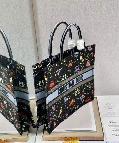 1:1 Replica Christian Dior Large Dior Book Tote Black, For Women, Women’s Handbags 16.5in/42cm CD