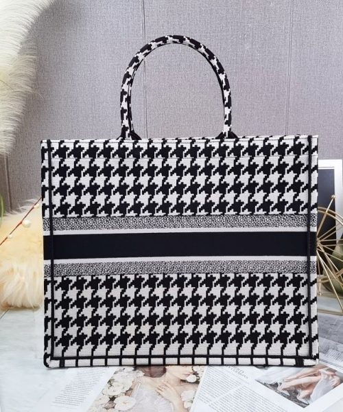 1:1 Replica Christian Dior Large Dior Book Tote Black, For Women, Women’s Handbags 16.5in/42cm CD