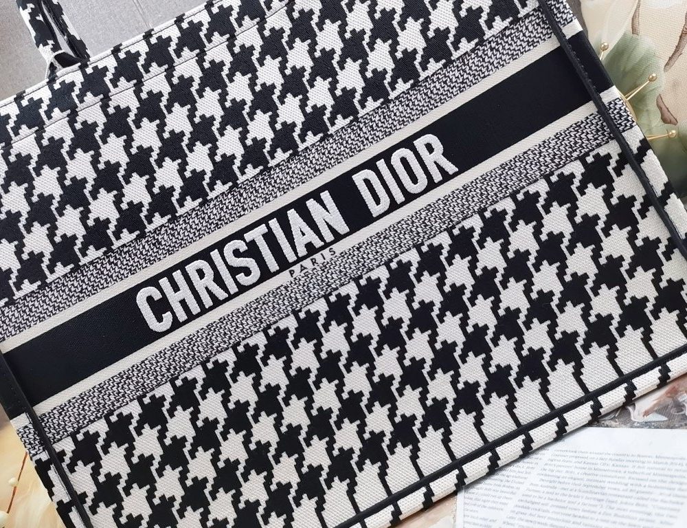 1:1 Replica Christian Dior Large Dior Book Tote Black, For Women, Women’s Handbags 16.5in/42cm CD