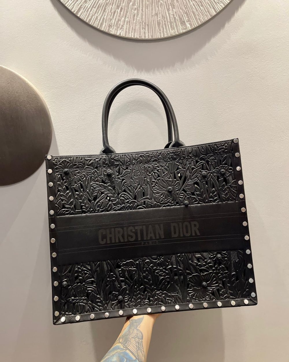 1:1 Replica Christian Dior Large Dior Book Tote Black, For Women, Women’s Handbags 16.5in/42cm CD