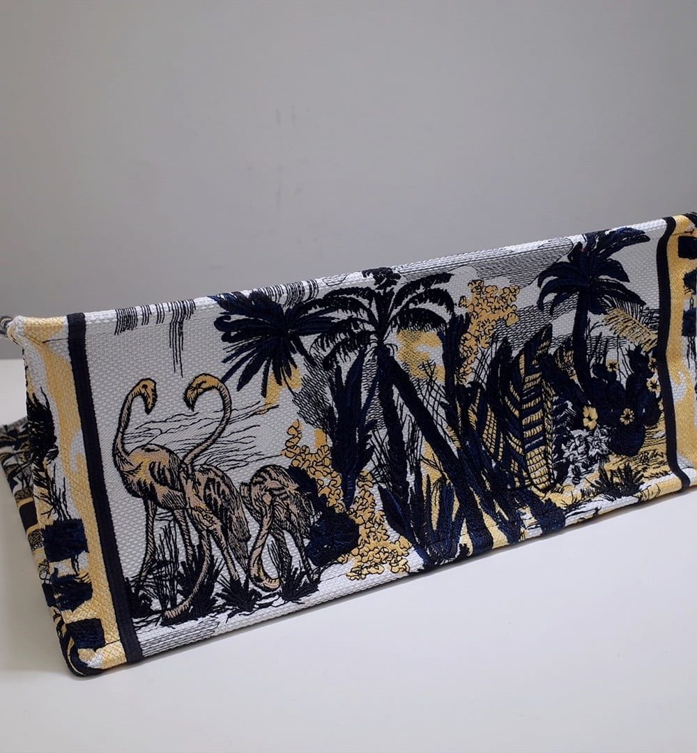 1:1 Replica Christian Dior Large Dior Book Tote Black Multicolor, For Women, Women’s Handbags 16.5in/42cm CD