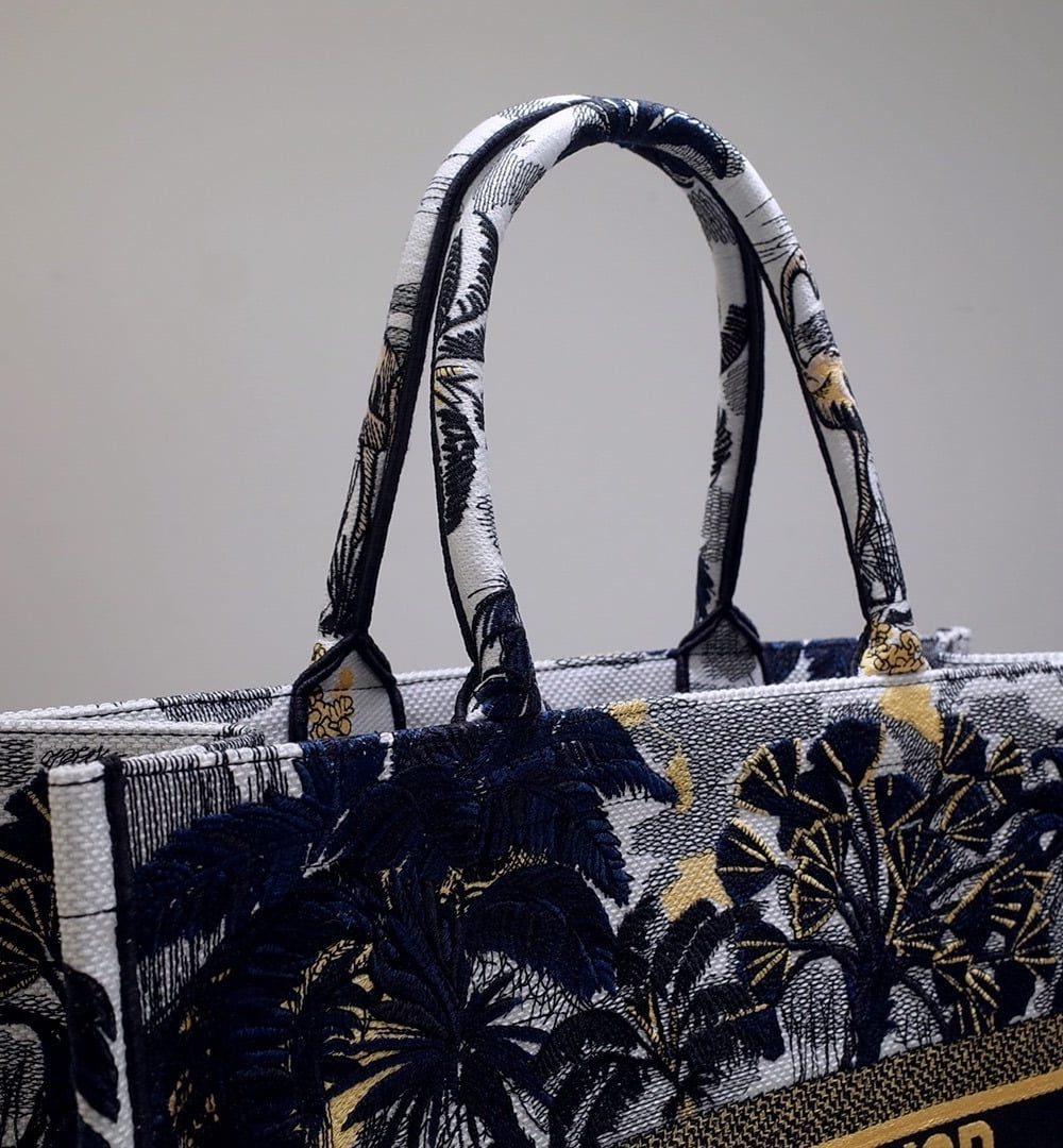 1:1 Replica Christian Dior Large Dior Book Tote Black Multicolor, For Women, Women’s Handbags 16.5in/42cm CD